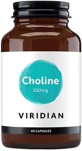 VIRIDIAN Choline 300mg 60 kapslí