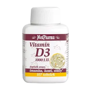 MEDPHARMA Vitamin D3 1000 I.U. 107 tobolek