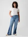 GAP Jeans '70s flare High Rise Patched - Women's