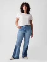 GAP Jeans '70s flare High Rise Patched - Women's