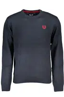 GIAN MARCO VENTURI MEN'S BLUE SWEATER