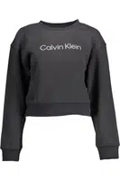 CALVIN KLEIN SWEATSHIRT WITHOUT ZIP WOMAN BLACK