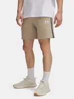 Pánské kraťasy Under Armour UA Icon Fleece Short Taping-BRN - Pánské