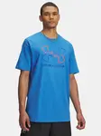 Pánské tričko Under Armour UA GL FOUNDATION UPDATE SS-BLU - Pánské