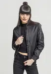 Dámska základná bomber bunda čierna