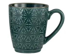 Hrnček 300 ml Retro, petrolejová%