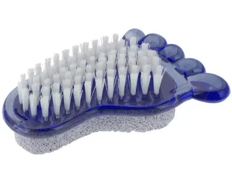 Kefa na nechty s pemzou tvar chodidlo, rôzne farby%