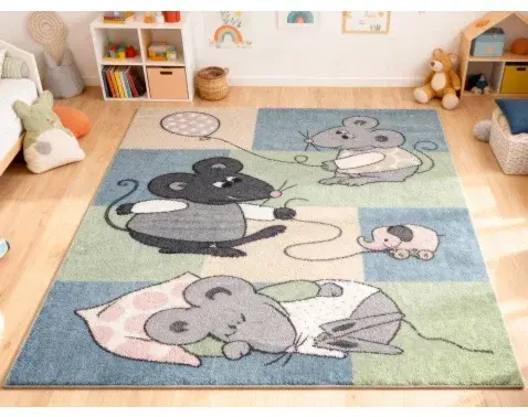 Detský koberec Dream Kids 120x170 cm, veselé myšky%