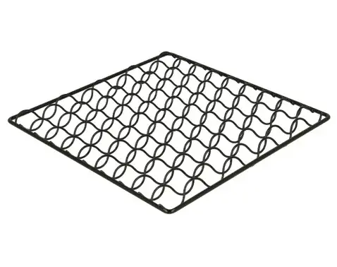 Kuchynská podložka 18x18 cm, čierna%