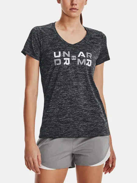 Tričko Under Armour Tech Twist Graphic SSV-BLK