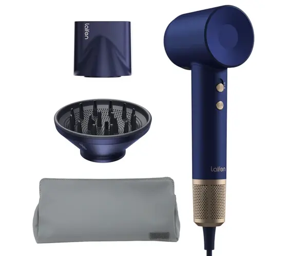 Profesionálny fén na vlasy Laifen Swift Premium Golden Blue - 1600 W, modro-zlatý + darček zadarmo