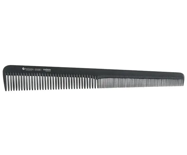 Karbónový hrebeň na vlasy Hairway 05081 - 17,5 cm