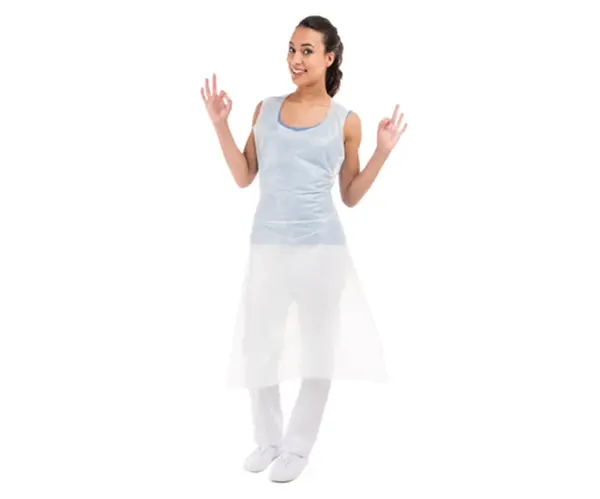 Jednorazová zástera Sibel - biela, 125 x 75 cm, 100 ks (4462010) + darček zadarmo