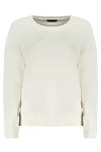 Dámská mikina bez kapuce bílá