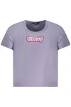 K-WAY T-SHIRT SHORT SLEEVES GIRL PURPLE