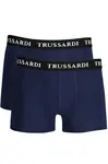 TRUSSARDI MEN'S BLUE BOXER