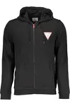 Černá pánská mikina GUESS JEANS na zip