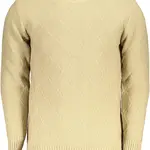 US GRAND POLO MEN'S BEIGE SWEATER