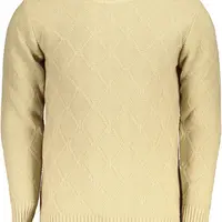 US GRAND POLO MEN'S BEIGE SWEATER