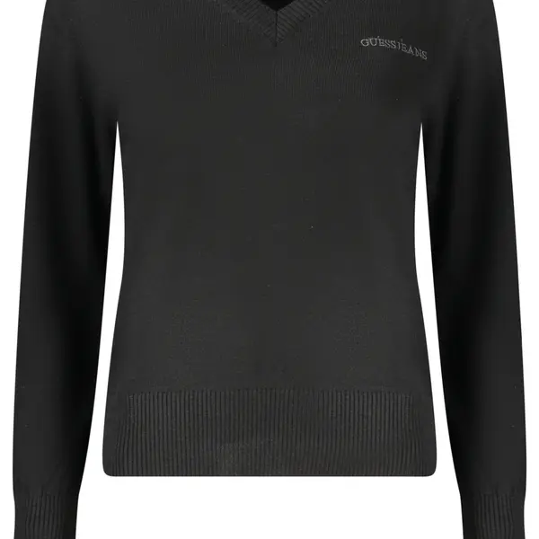 GUESS JEANS WOMEN'S BLACK SWEATER