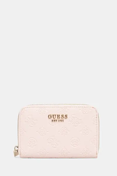 Peněženka Guess PHOEBE dámská, růžová barva, SWPD96 65140