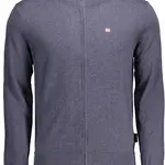 NAPAPIJRI MEN'S BLUE CARDIGAN