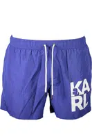 KARL LAGERFELD BEACHWEAR SWIMSUIT BOTTOM MEN BLUE