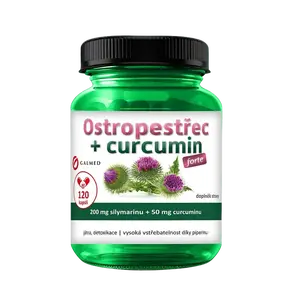GALMED Ostropestřec forte + curcumin 120 kapslí