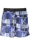 KARL LAGERFELD BEACHWEAR SWIMSUIT BOTTOM MEN BLUE