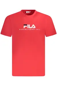 FILA pánské tričko s krátkým rukávem červené