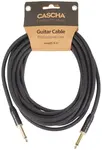 Cascha Professional Line Guitar Cable, Straight, Black, 6 m