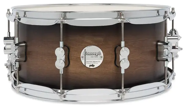 PDP 14" x 6,5" Concept Maple Satin Charcoal Burst Lacquer