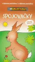 Spojovačky s duhovou pastelkou/Spojovačky s dúhovou pastelkou - hnědý sešit/hnedý zošit (Defekt)