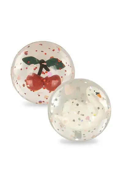 Gumové míčky Konges Sløjd BOUNCING BALL SETS 2-pack