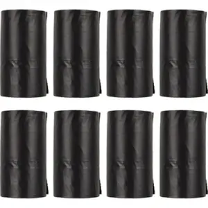 Flamingo sáčky na psí exkrementy - černé 8 x 15 ks