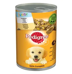 Pedigree Junior krmivo v konzervě s kuřecím masem v želé 400 g