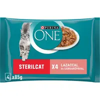 Purina ONE Sterilcat kapsičky pro kočky - s lososem a mrkví 4 x 85 g