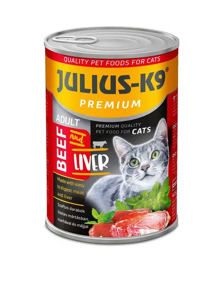 Julius-K9 Adult - Beef & Liver konzerva pro kočky 415 g