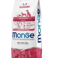 Monge Speciality Line All Breeds Adult Monoprotein suché krmivo pro psy - hovězí maso, rýže 12 kg
