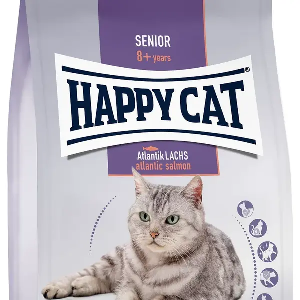 Happy Cat Senior Atlantik Lachs - Losos 4 kg