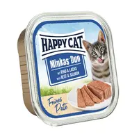 Happy Cat Minkas Duo - Hovädzie mäso a divoký losos 100 g