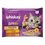 Whiskas Tasty Mix Creamy Creations výber krmiva pre mačky v kapsičkách - kuracie, zelenina a jahňacie, morčacie 4 x 85 g