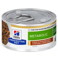 Hill's Prescription Diet Metabolic Wight Management Vegetable & Chicken Stew krmivo pre psov - konzerva 156 g