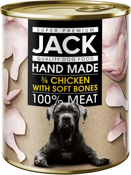 Jack konzerva pre psov 3/4 kuracie 800 g