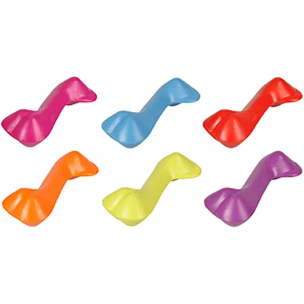 Flamingo Rubber Bone - farebná gumová kosť 14 cm