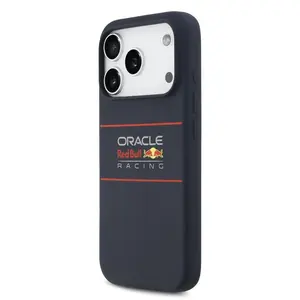 Zadní kryt Red Bull Silicone Horizontal Logo MagSafe pro Apple iPhone 17 Pro Max, navy