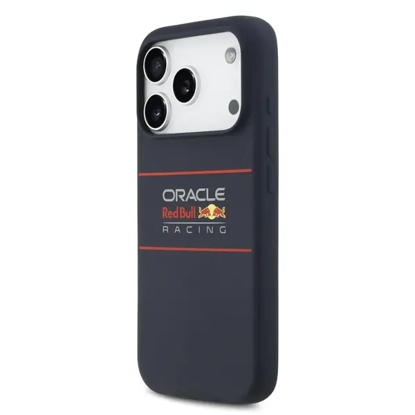 Zadní kryt Red Bull Silicone Horizontal Logo MagSafe pro Apple iPhone 17 Pro Max, navy