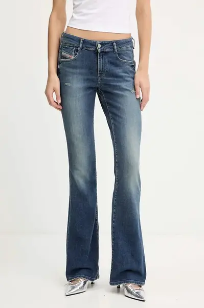 Džíny Diesel 1969 D-EBBEY L.32 dámské, high waist, A11003.09L96