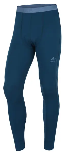 Husky Mercie M M, blue Merino termoprádlo kalhoty
