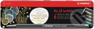 STABILO Pen 68 metallic 6 ks Kovové Púzdro